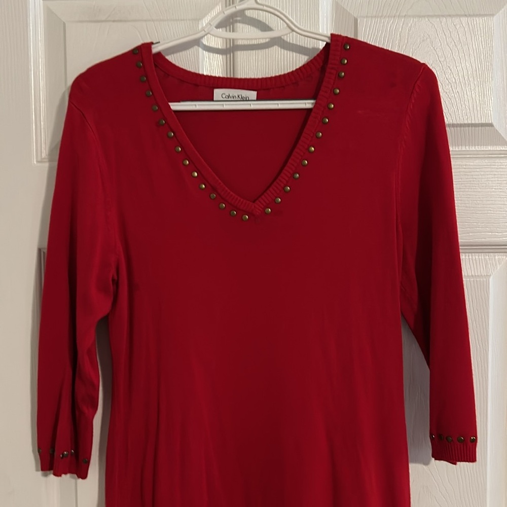 Red dress by CK. - Picture 2 of 10